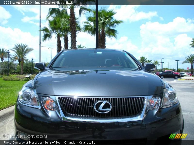 Smoky Granite Mica / Black 2008 Lexus GS 350