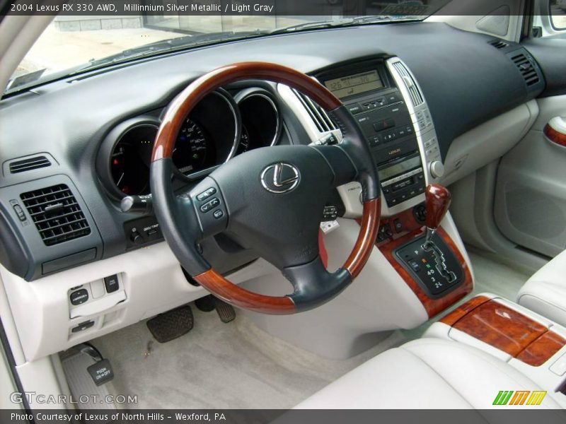 Millinnium Silver Metallic / Light Gray 2004 Lexus RX 330 AWD