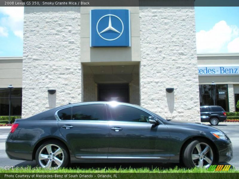 Smoky Granite Mica / Black 2008 Lexus GS 350