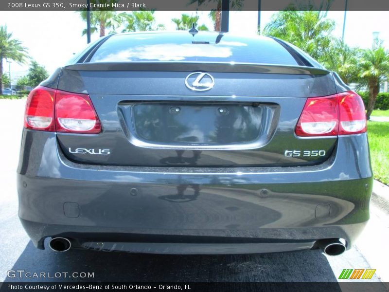 Smoky Granite Mica / Black 2008 Lexus GS 350