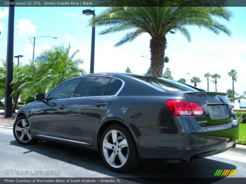 Smoky Granite Mica / Black 2008 Lexus GS 350