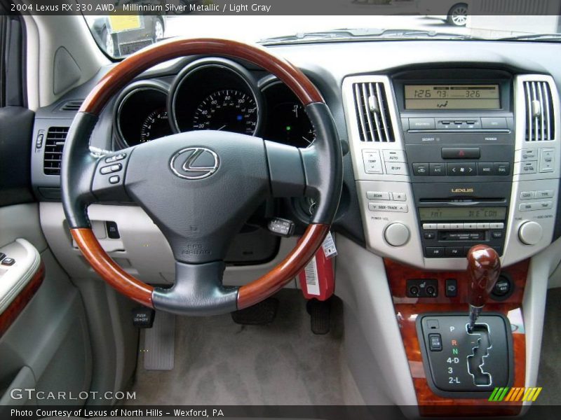 Millinnium Silver Metallic / Light Gray 2004 Lexus RX 330 AWD