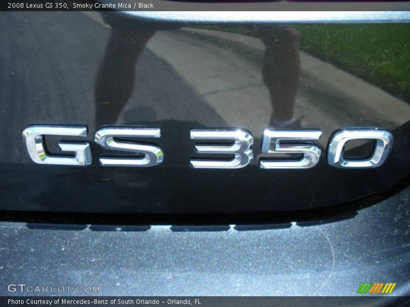 Smoky Granite Mica / Black 2008 Lexus GS 350