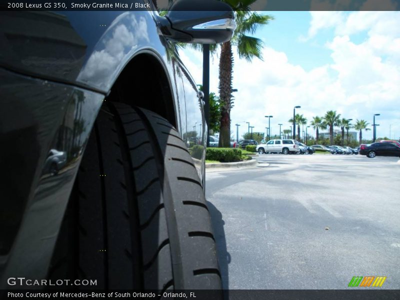 Smoky Granite Mica / Black 2008 Lexus GS 350