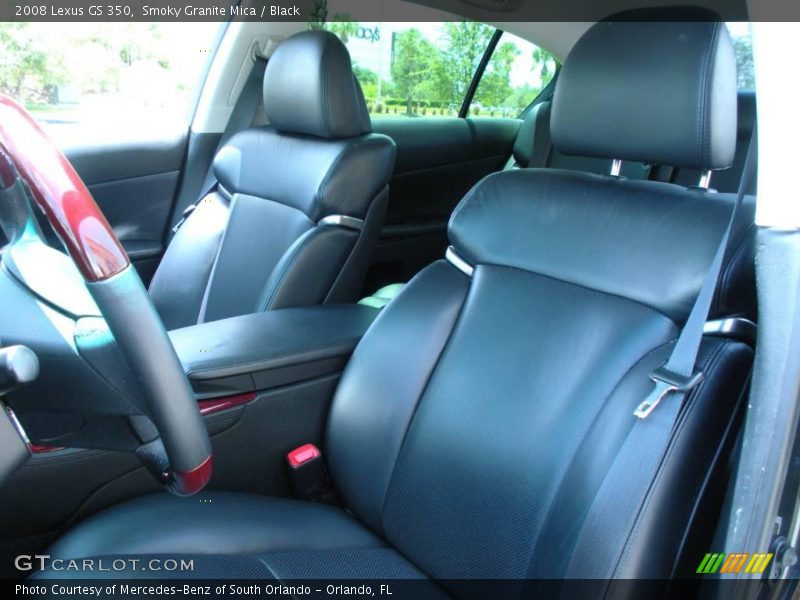 Smoky Granite Mica / Black 2008 Lexus GS 350