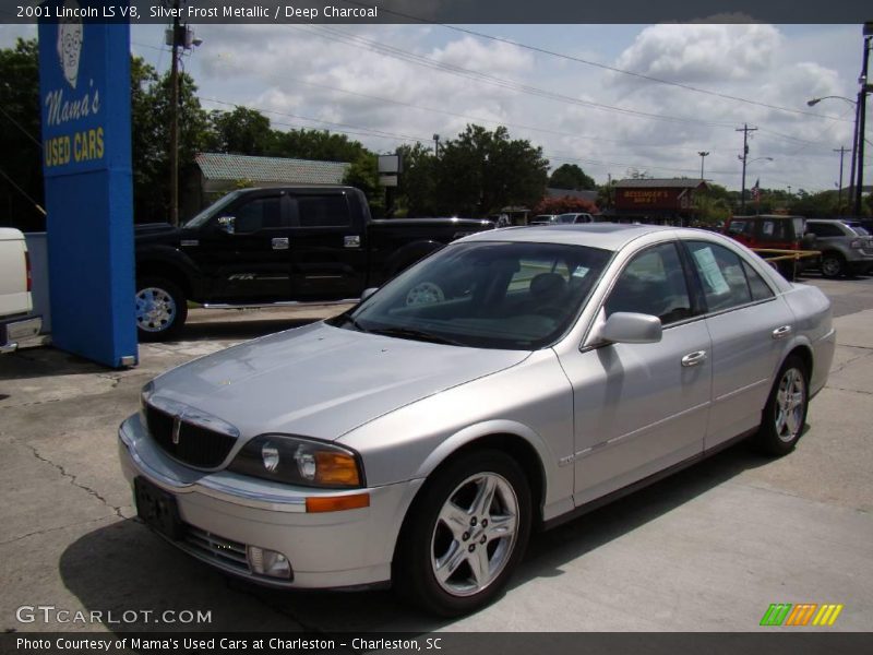 Silver Frost Metallic / Deep Charcoal 2001 Lincoln LS V8