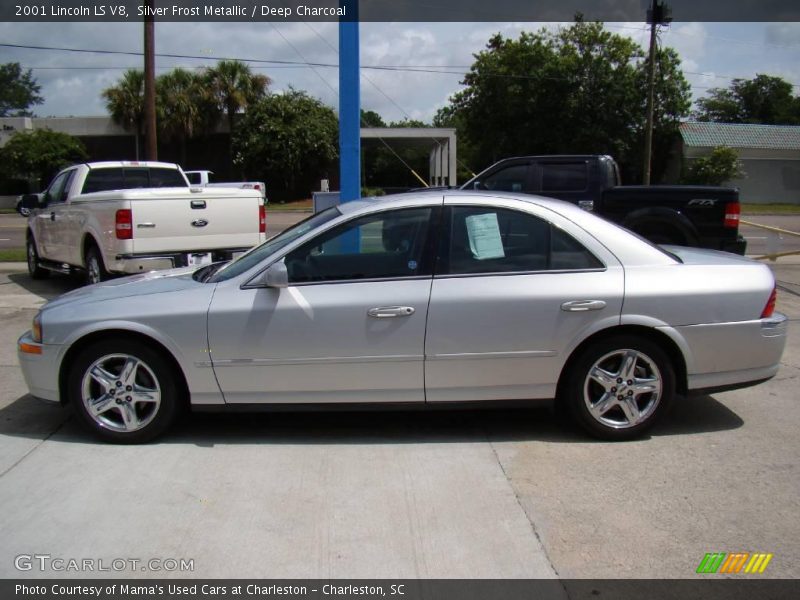 Silver Frost Metallic / Deep Charcoal 2001 Lincoln LS V8