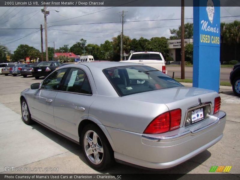 Silver Frost Metallic / Deep Charcoal 2001 Lincoln LS V8