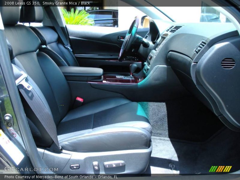 Smoky Granite Mica / Black 2008 Lexus GS 350