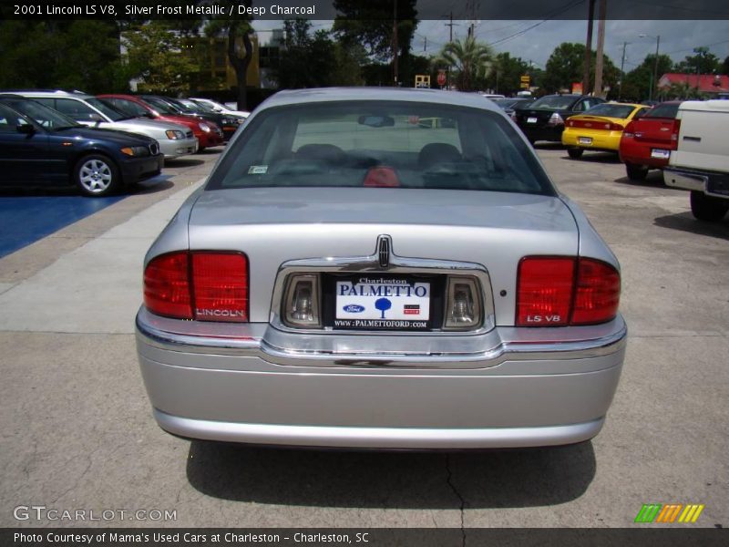 Silver Frost Metallic / Deep Charcoal 2001 Lincoln LS V8