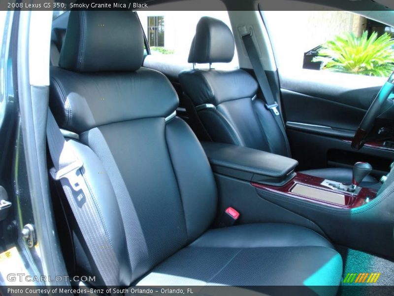 Smoky Granite Mica / Black 2008 Lexus GS 350