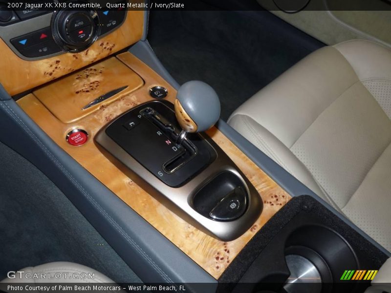 Quartz Metallic / Ivory/Slate 2007 Jaguar XK XK8 Convertible