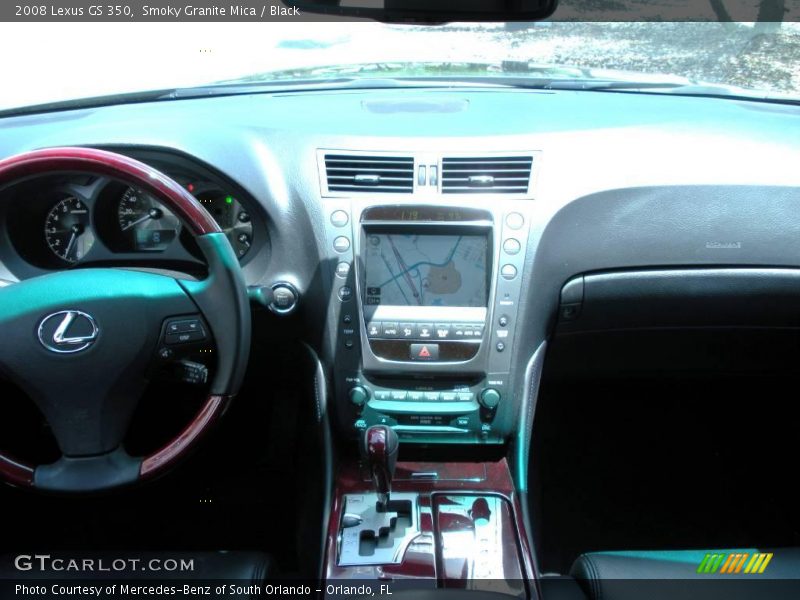 Smoky Granite Mica / Black 2008 Lexus GS 350
