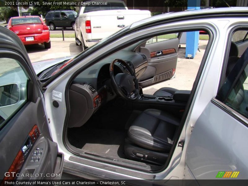 Silver Frost Metallic / Deep Charcoal 2001 Lincoln LS V8