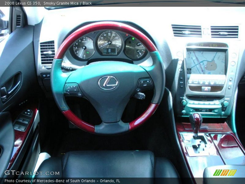 Smoky Granite Mica / Black 2008 Lexus GS 350