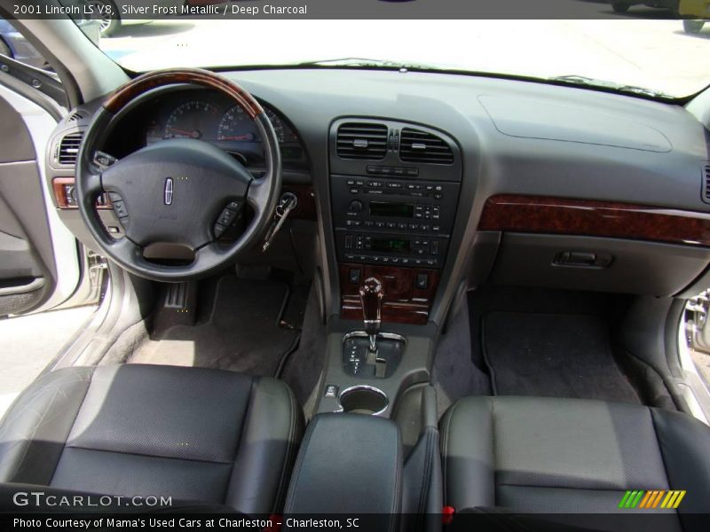 Silver Frost Metallic / Deep Charcoal 2001 Lincoln LS V8