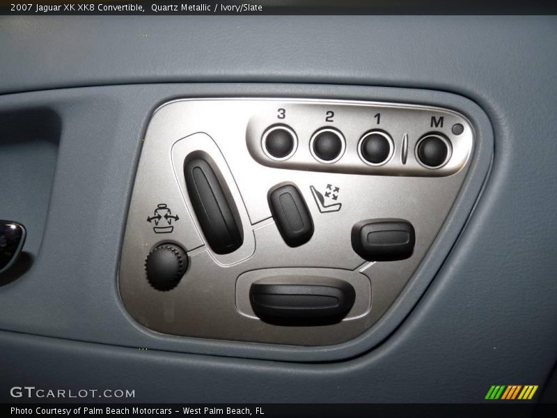 Quartz Metallic / Ivory/Slate 2007 Jaguar XK XK8 Convertible
