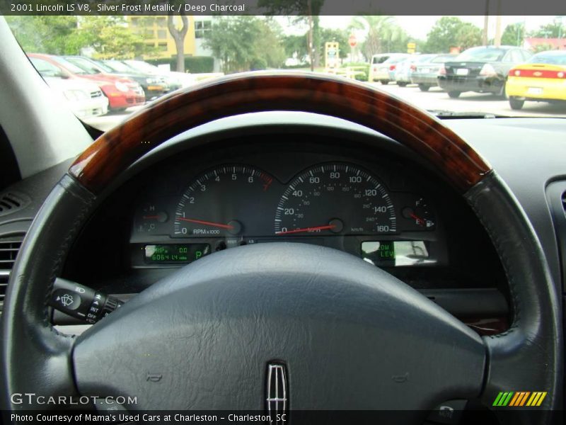 Silver Frost Metallic / Deep Charcoal 2001 Lincoln LS V8