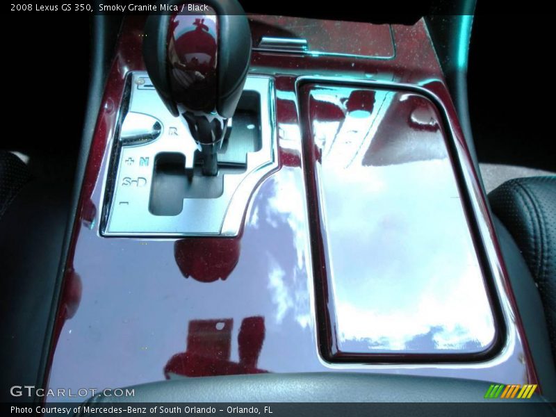 Smoky Granite Mica / Black 2008 Lexus GS 350