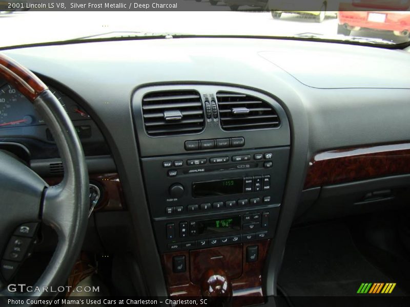 Silver Frost Metallic / Deep Charcoal 2001 Lincoln LS V8