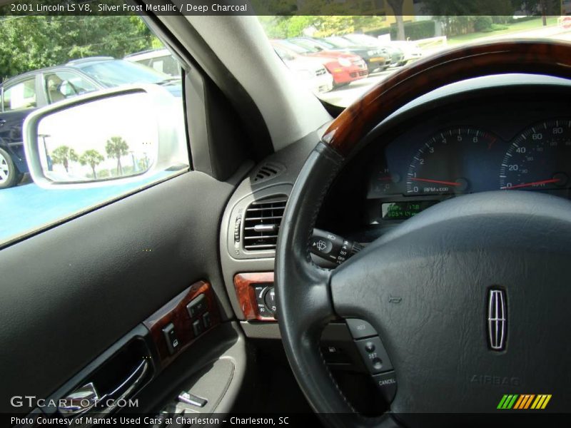 Silver Frost Metallic / Deep Charcoal 2001 Lincoln LS V8