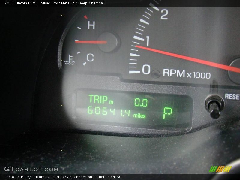 Silver Frost Metallic / Deep Charcoal 2001 Lincoln LS V8