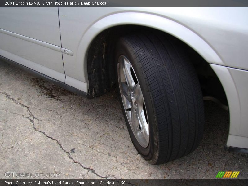 Silver Frost Metallic / Deep Charcoal 2001 Lincoln LS V8