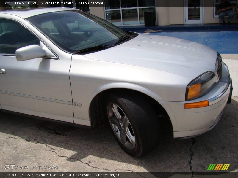 Silver Frost Metallic / Deep Charcoal 2001 Lincoln LS V8