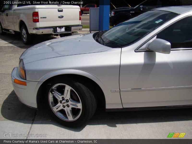 Silver Frost Metallic / Deep Charcoal 2001 Lincoln LS V8