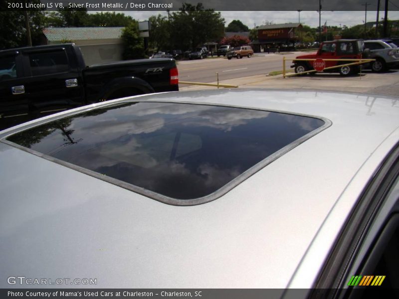 Silver Frost Metallic / Deep Charcoal 2001 Lincoln LS V8