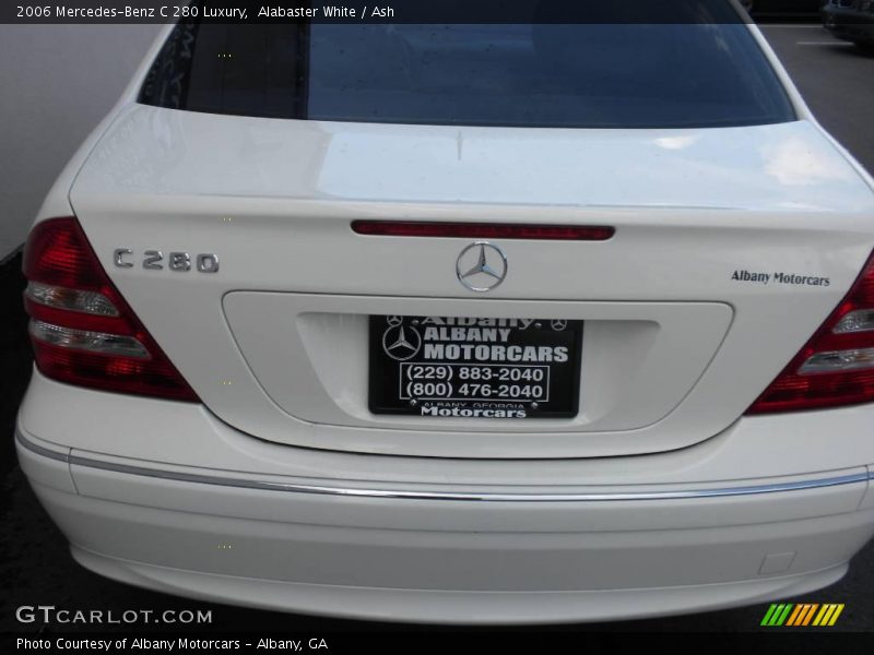 Alabaster White / Ash 2006 Mercedes-Benz C 280 Luxury