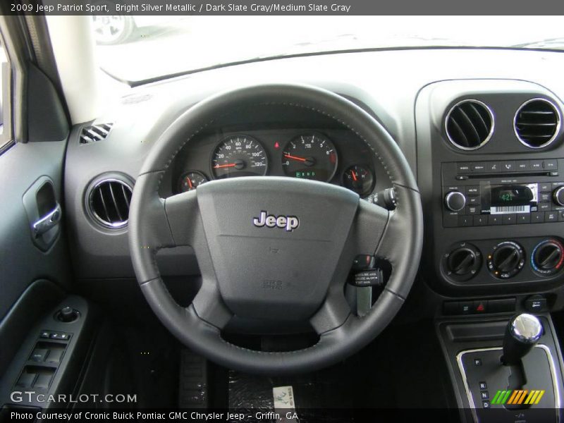 Bright Silver Metallic / Dark Slate Gray/Medium Slate Gray 2009 Jeep Patriot Sport