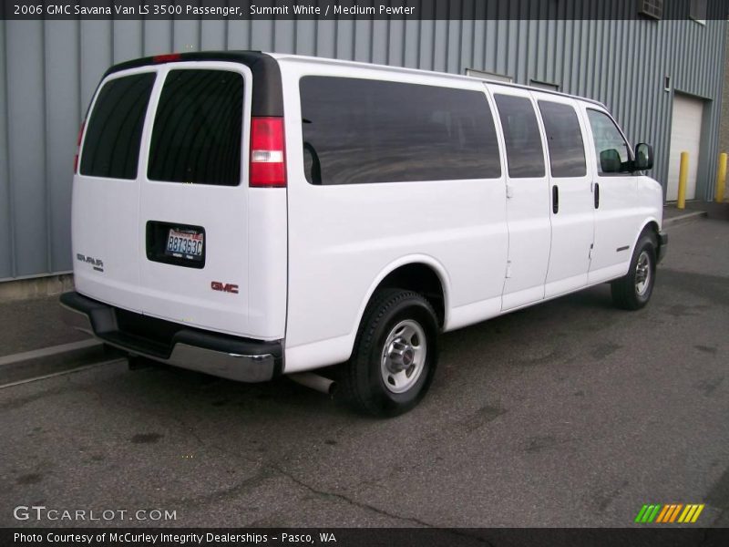 Summit White / Medium Pewter 2006 GMC Savana Van LS 3500 Passenger
