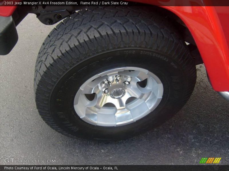 Flame Red / Dark Slate Gray 2003 Jeep Wrangler X 4x4 Freedom Edition