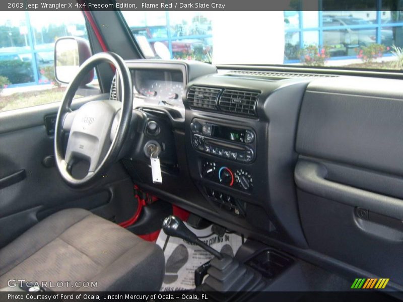 Flame Red / Dark Slate Gray 2003 Jeep Wrangler X 4x4 Freedom Edition