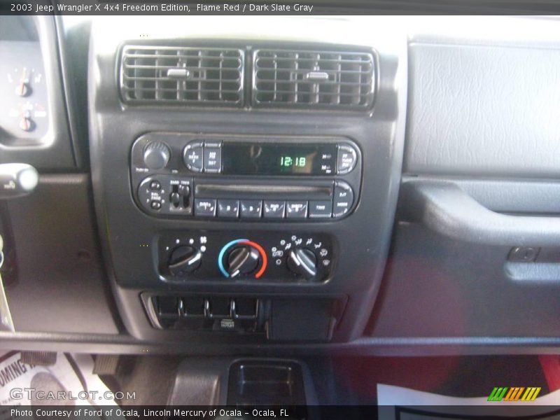Flame Red / Dark Slate Gray 2003 Jeep Wrangler X 4x4 Freedom Edition
