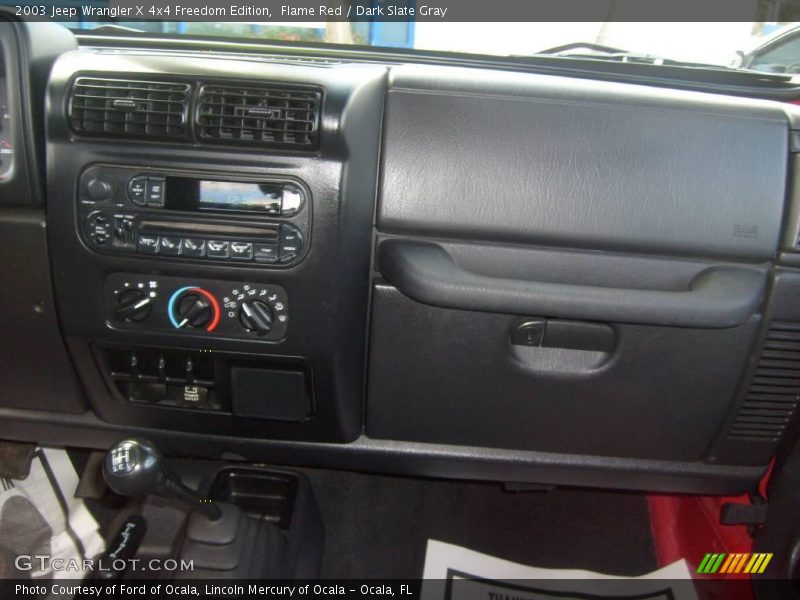 Flame Red / Dark Slate Gray 2003 Jeep Wrangler X 4x4 Freedom Edition