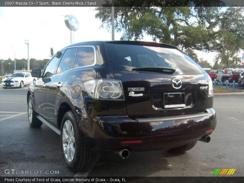 Black Cherry Mica / Sand 2007 Mazda CX-7 Sport