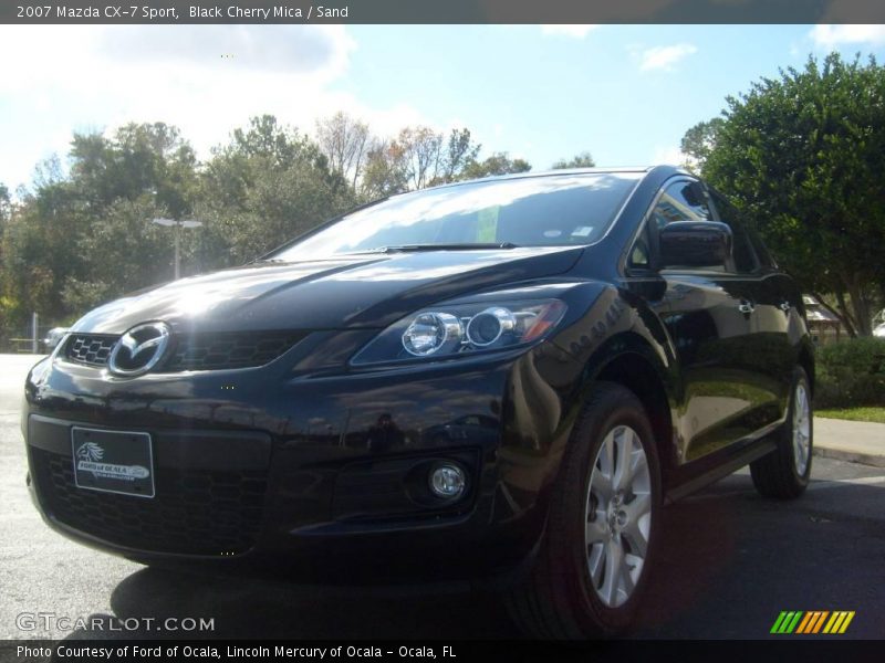 Black Cherry Mica / Sand 2007 Mazda CX-7 Sport
