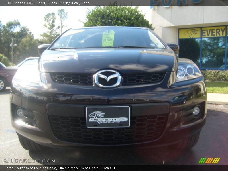Black Cherry Mica / Sand 2007 Mazda CX-7 Sport