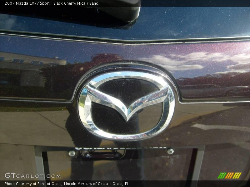 Black Cherry Mica / Sand 2007 Mazda CX-7 Sport