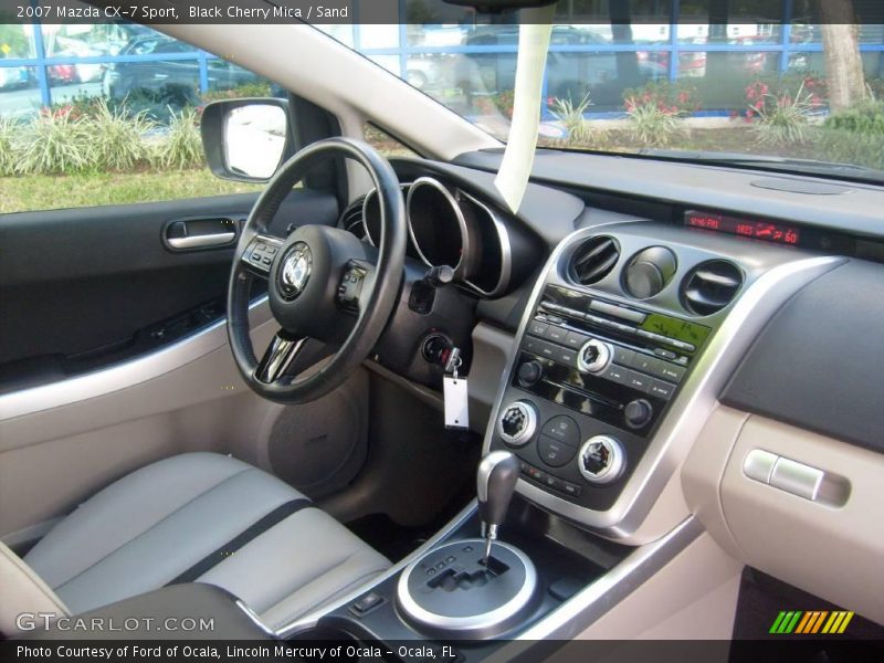Black Cherry Mica / Sand 2007 Mazda CX-7 Sport