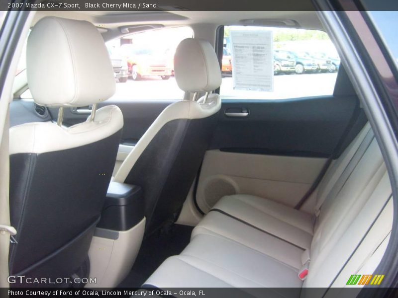 Black Cherry Mica / Sand 2007 Mazda CX-7 Sport