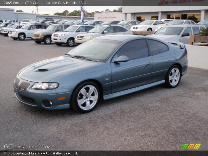 Cyclone Gray Metallic / Black 2005 Pontiac GTO Coupe