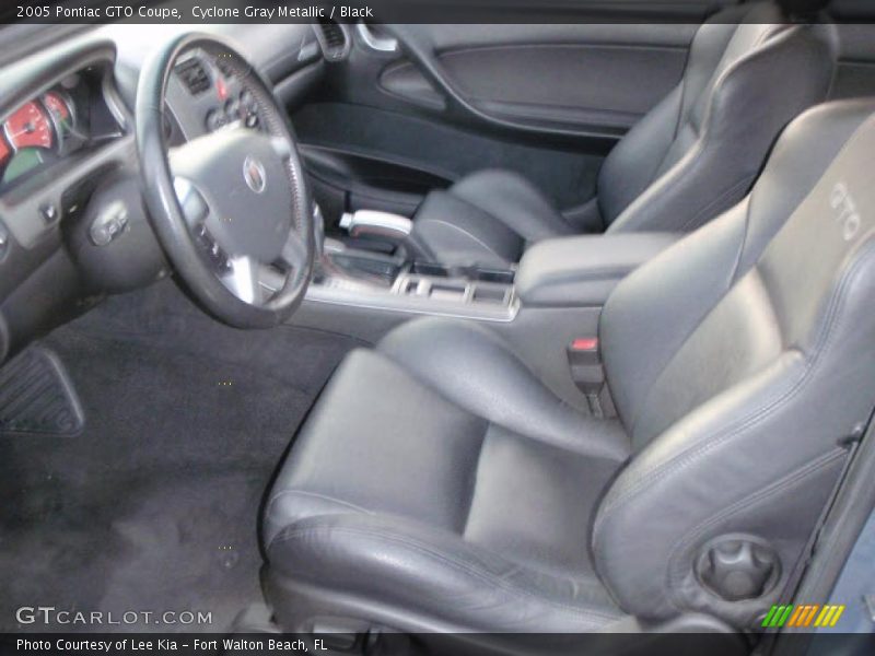 Cyclone Gray Metallic / Black 2005 Pontiac GTO Coupe
