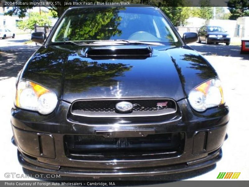 Java Black Pearl / Blue Ecsaine/Black 2004 Subaru Impreza WRX STi