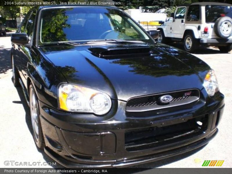 Java Black Pearl / Blue Ecsaine/Black 2004 Subaru Impreza WRX STi