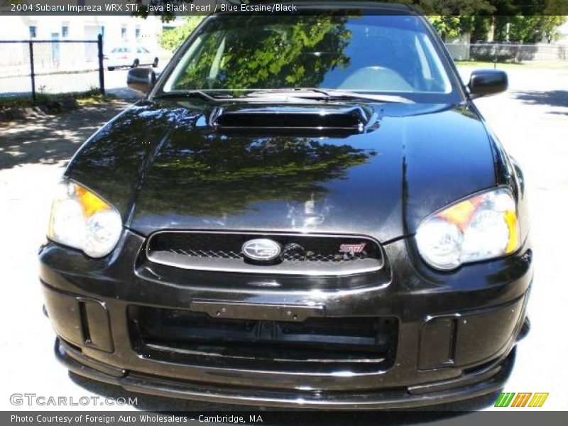 Java Black Pearl / Blue Ecsaine/Black 2004 Subaru Impreza WRX STi