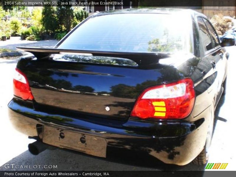 Java Black Pearl / Blue Ecsaine/Black 2004 Subaru Impreza WRX STi