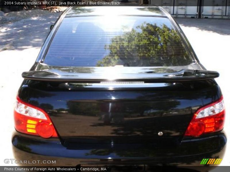Java Black Pearl / Blue Ecsaine/Black 2004 Subaru Impreza WRX STi